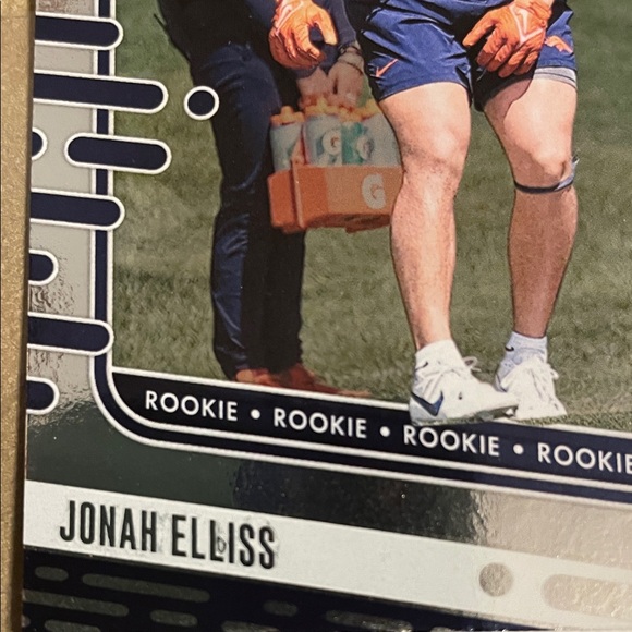 Denver Broncos Rookie Football ERROR Card. - Picture 2 of 3